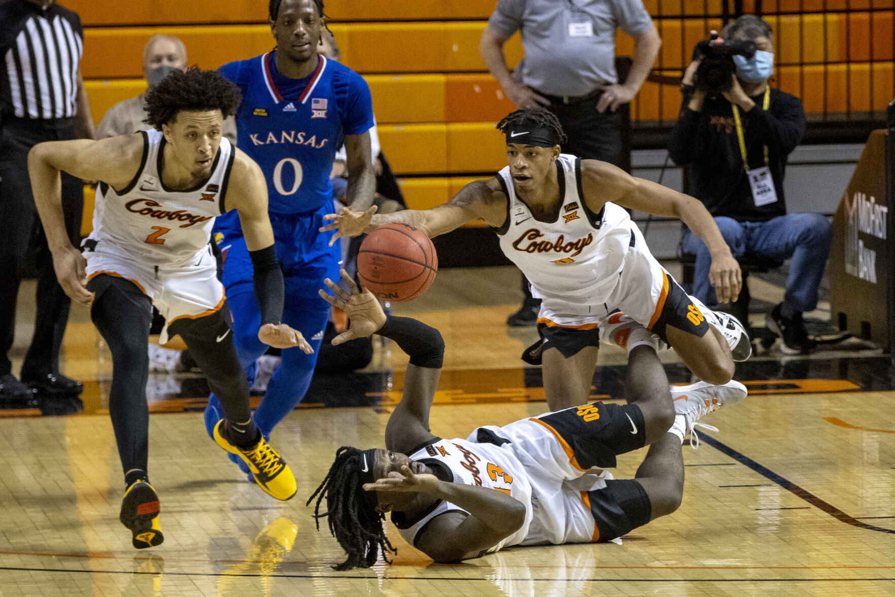 Kansas Oklahoma St Basketball